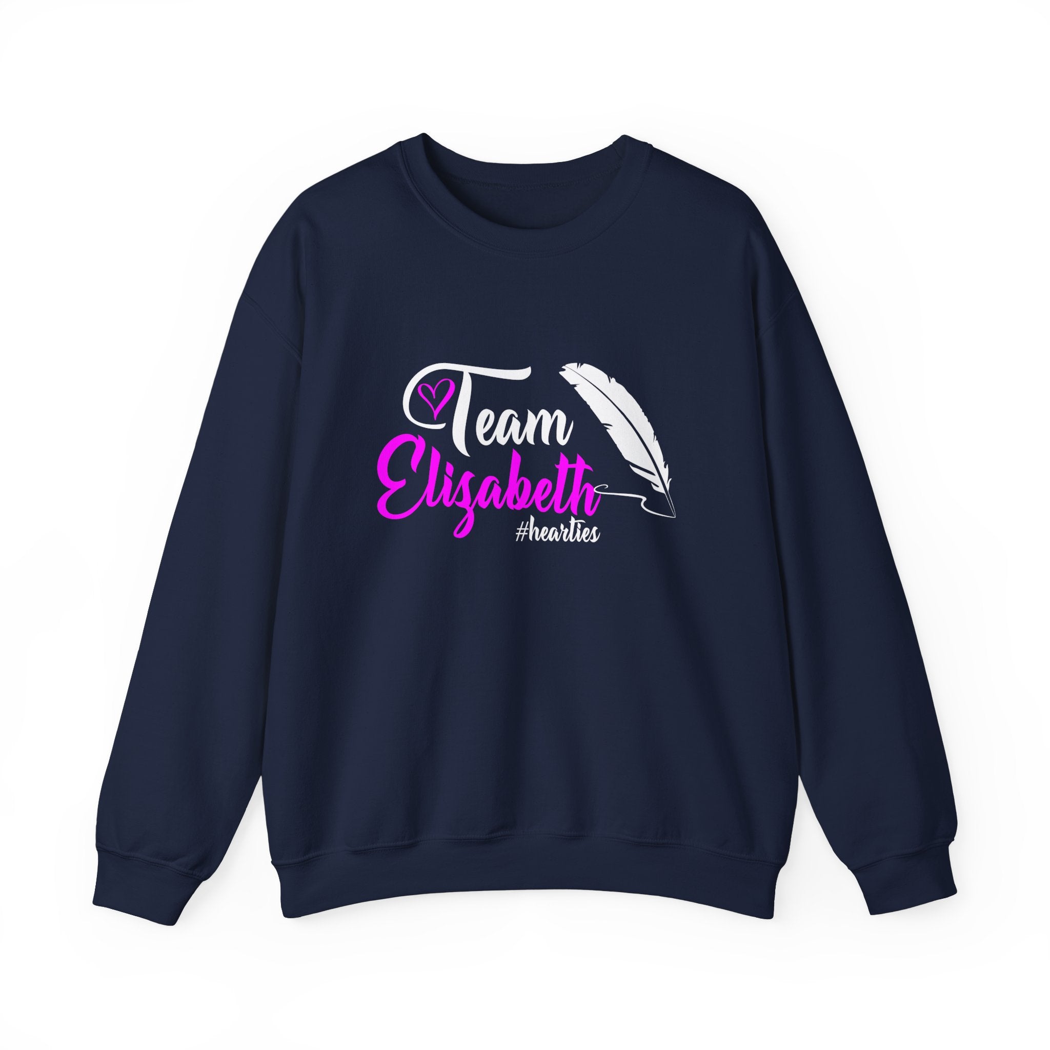 Team Elizabeth Unisex Crewneck Sweatshirt - Perfect for Supporters and Celebrations