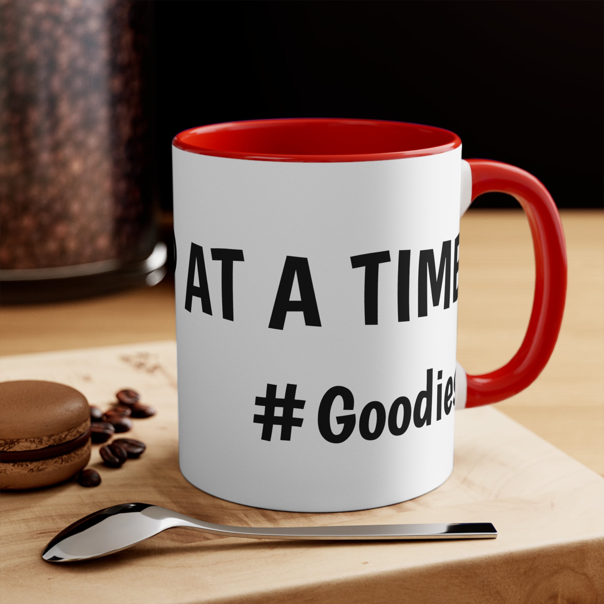 One Steep at a Time Accent Mug