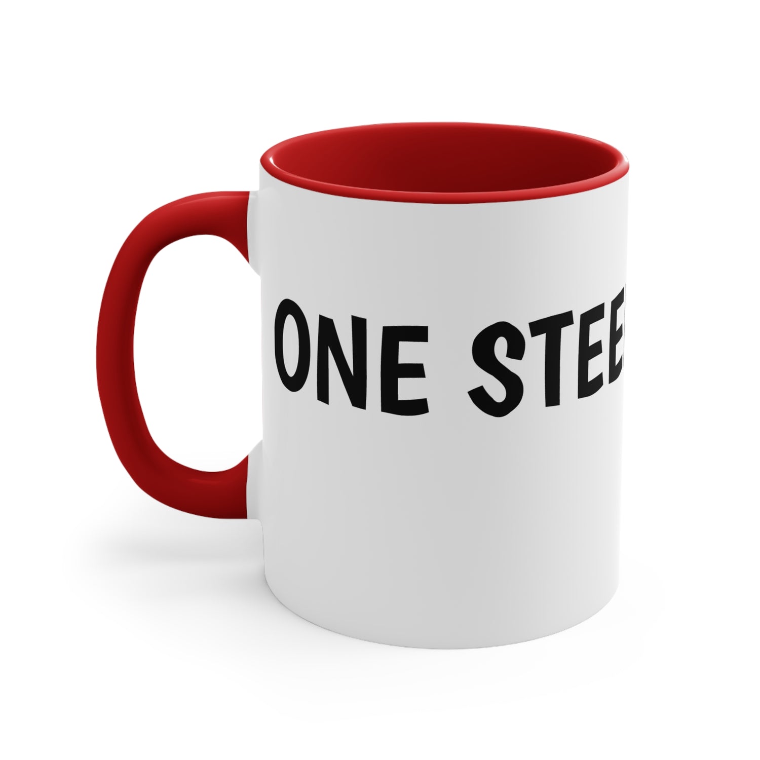 One Steep at a Time Accent Mug