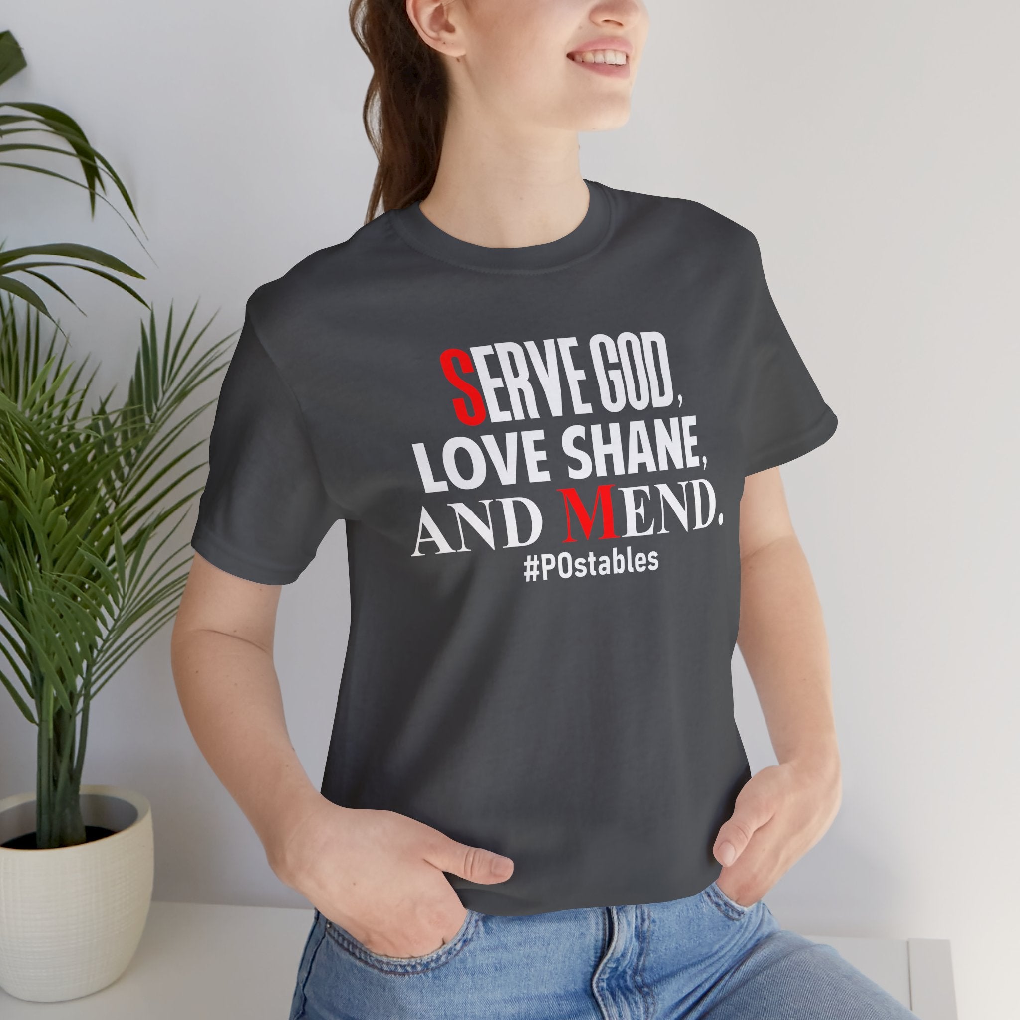 Serve God, Love Shane, and Mend Unisex Shirt