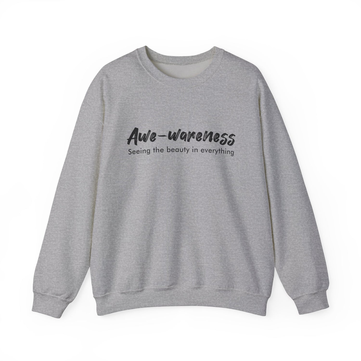 Awe-awareness Unisex Heavy Blend™ Crewneck Sweatshirt - Feel the Beauty in Everything