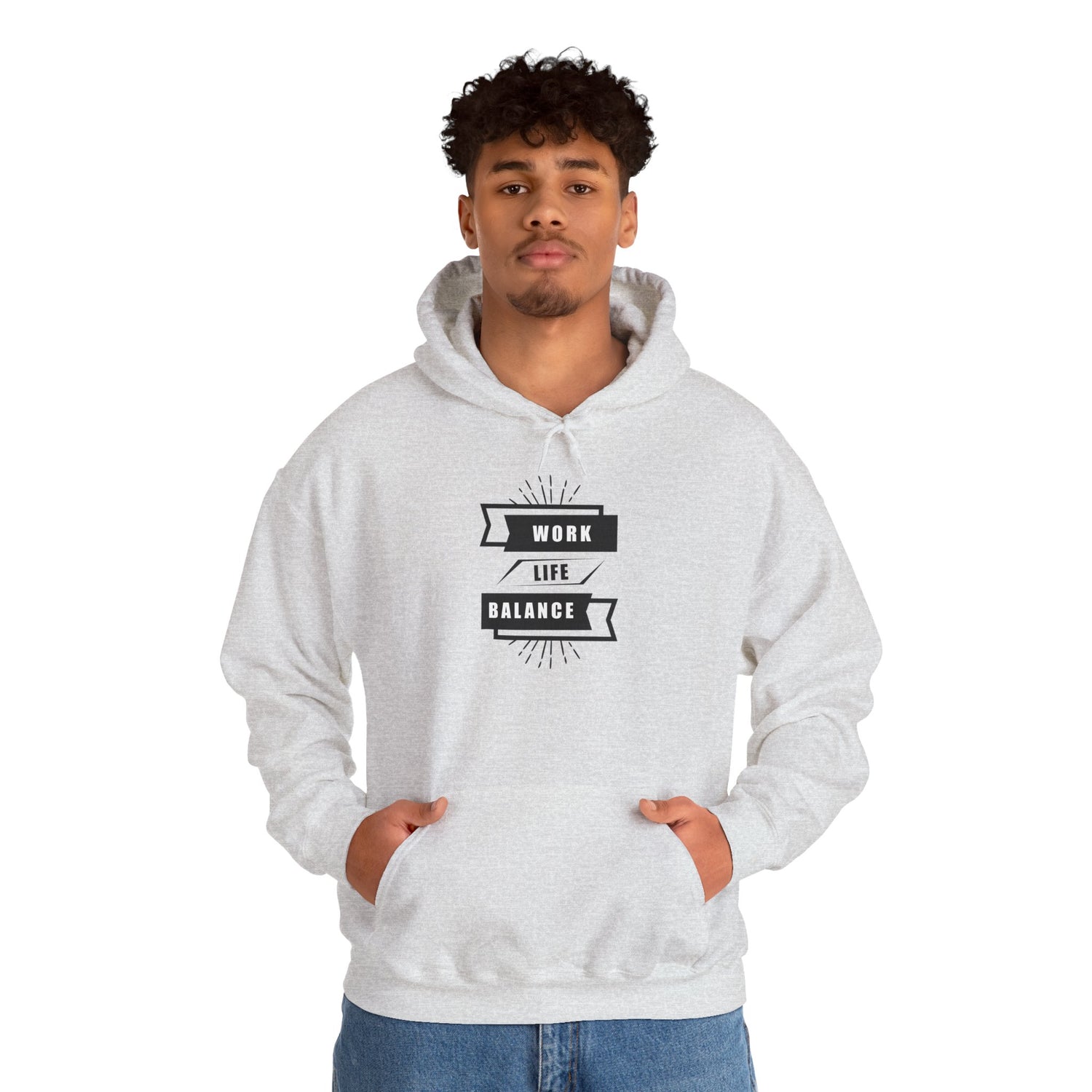 Unisex Heavy Blend Hoodie - Work Life Balance Sweatshirt