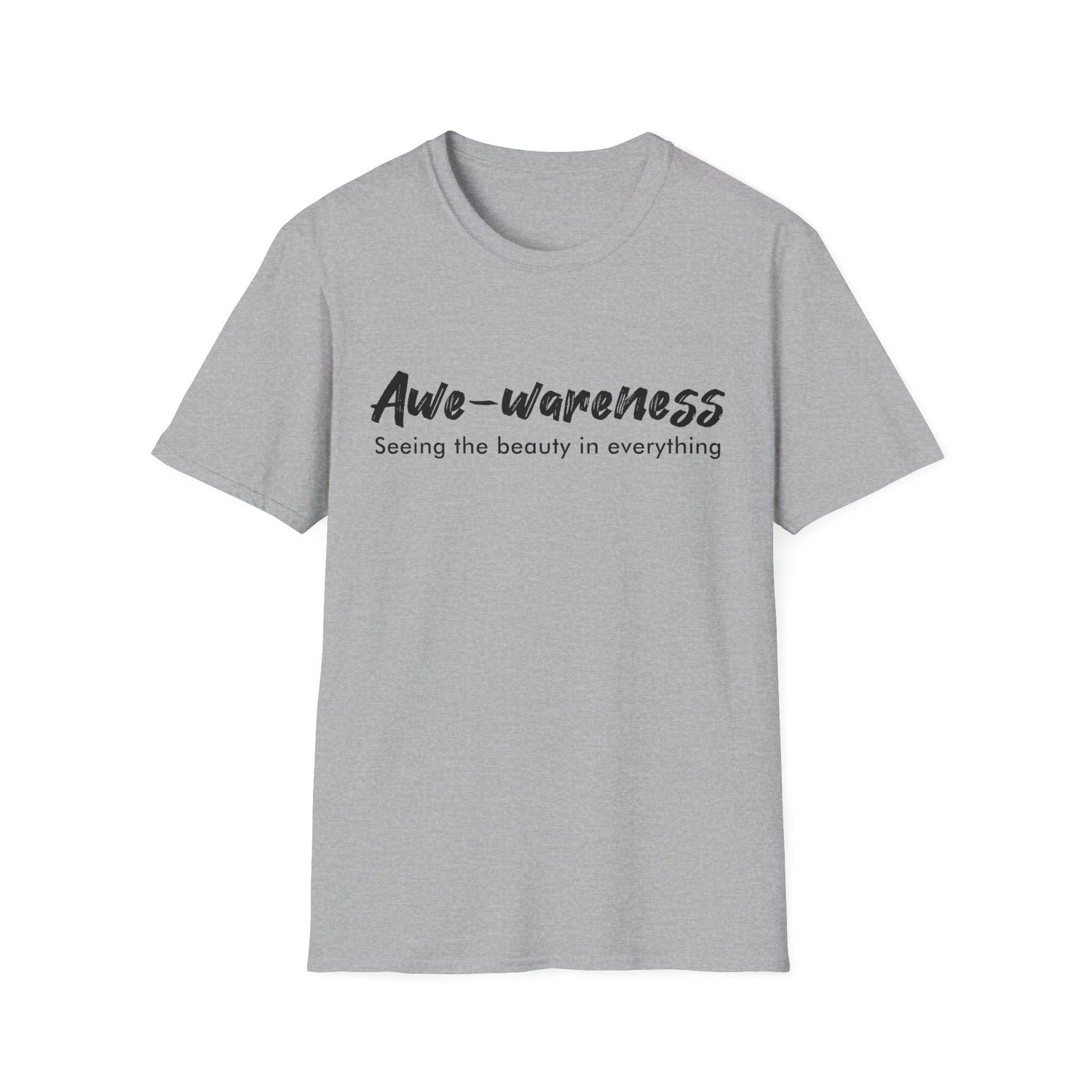 Awe-awareness Unisex Softstyle T-Shirt - Embrace the Beauty in Everything