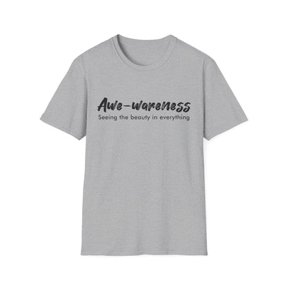 Awe-awareness Unisex Softstyle T-Shirt - Embrace the Beauty in Everything