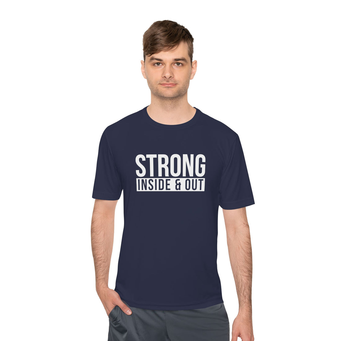 Strong Inside &amp; Out Unisex Moisture Wicking Tee