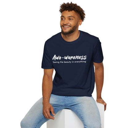 Awe-awareness Unisex Softstyle T-Shirt - Embrace the Beauty in Everything