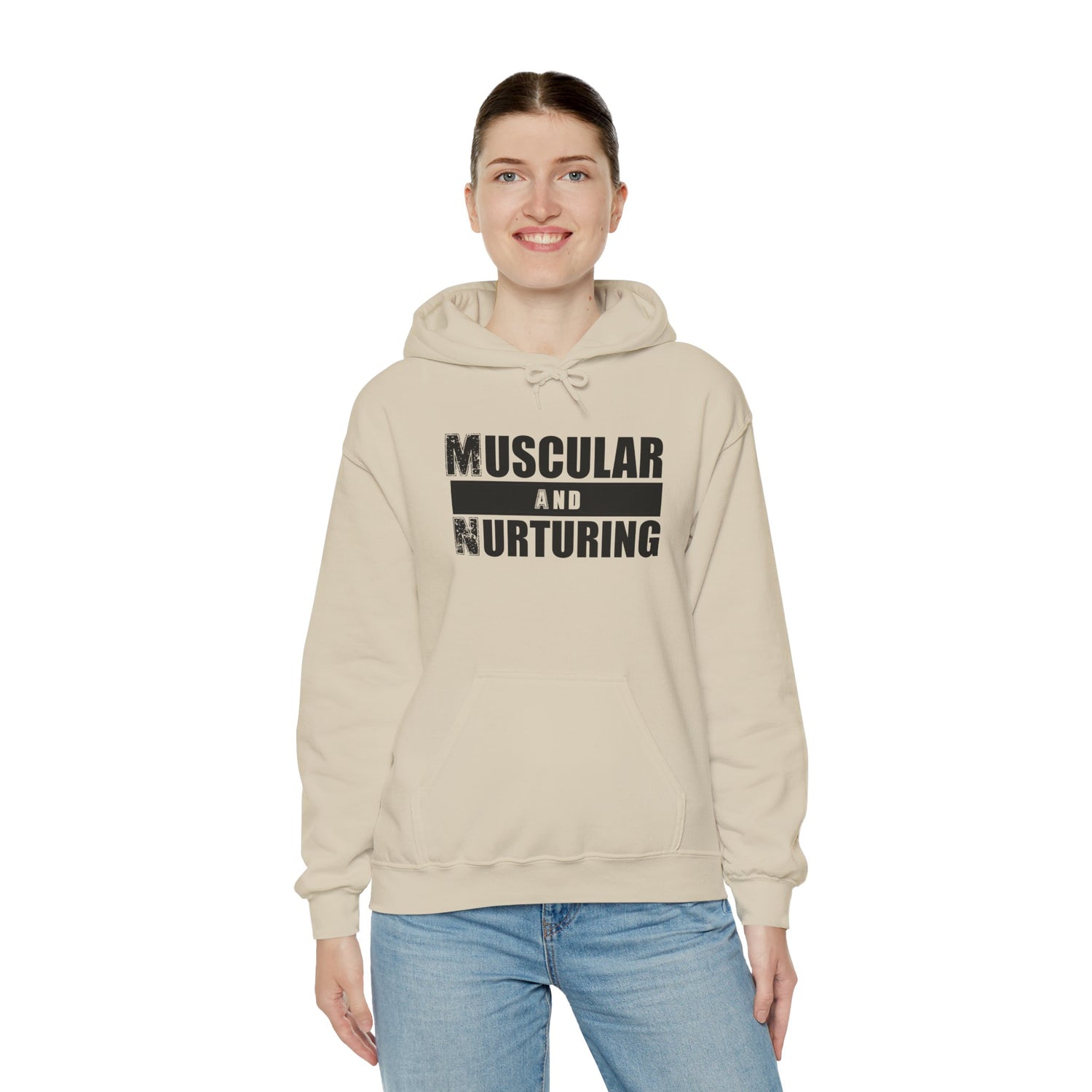 Muscular and Nurturing Unisex Hoodie