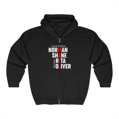 MAIL Unisex Zip Hoodie