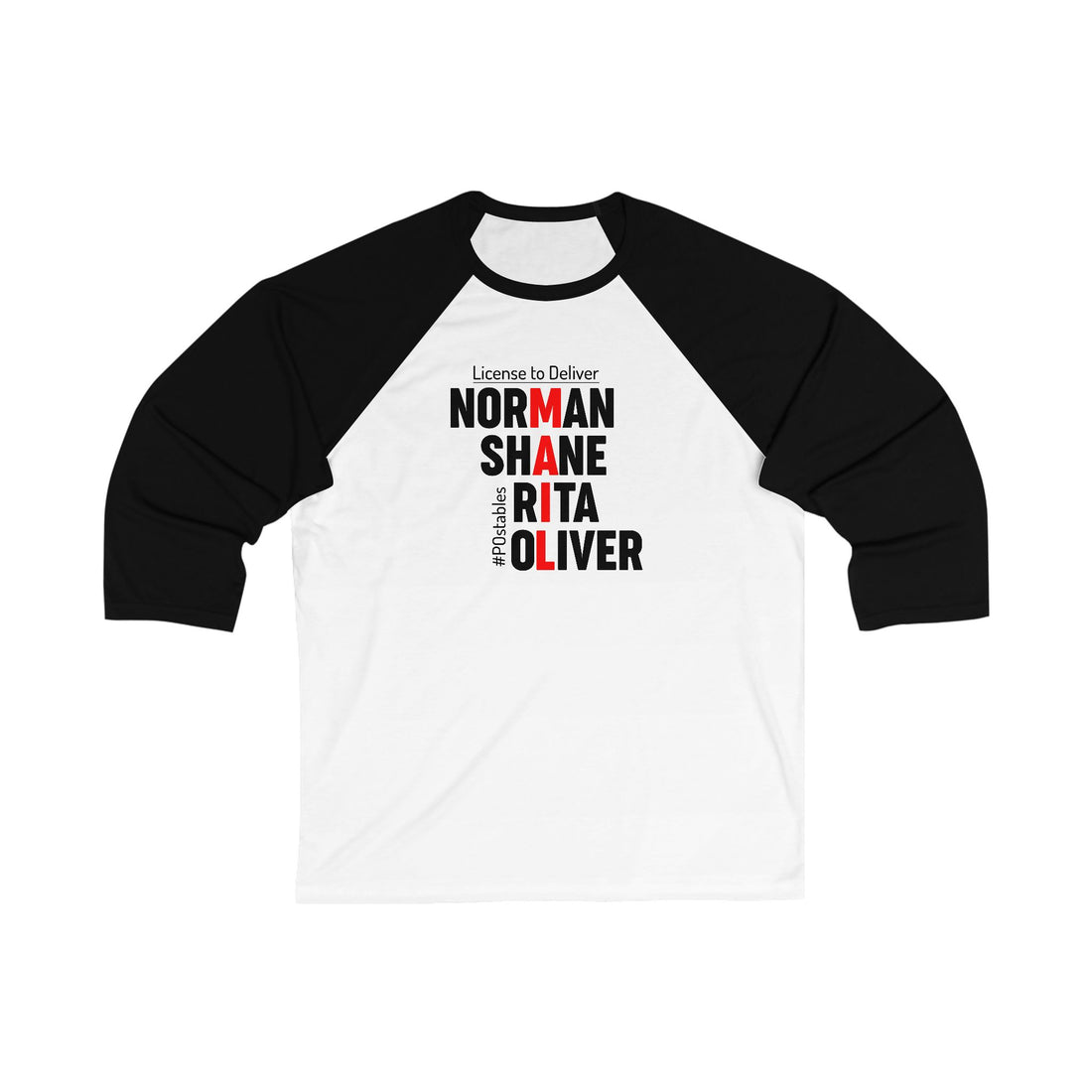 MAIL Unisex Baseball Shirt