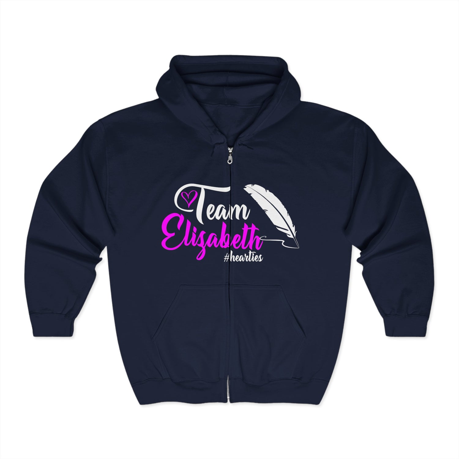 Team Elizabeth Unisex Zip Hoodie