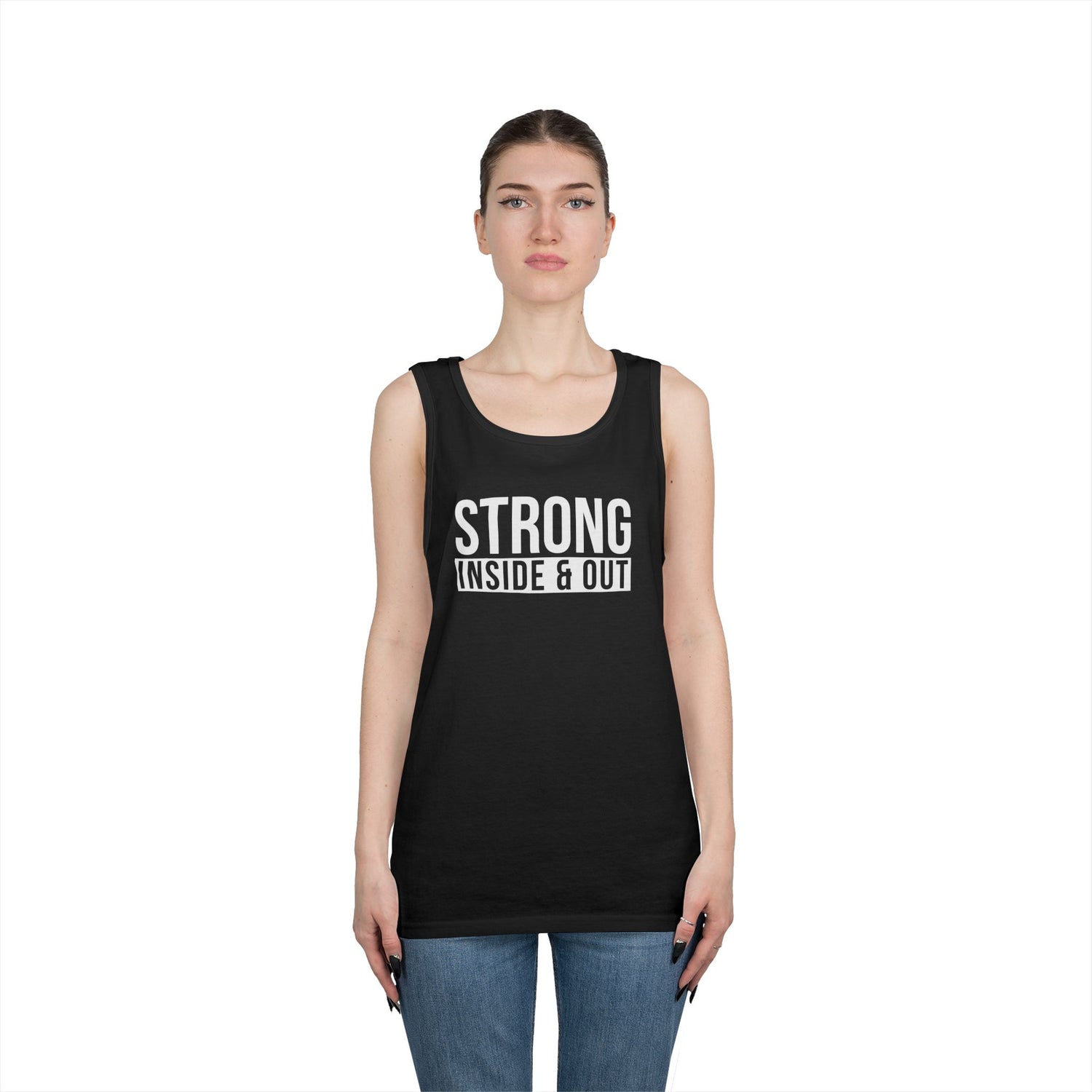 Strong Inside &amp; Out Unisex Heavy Cotton Tank Top