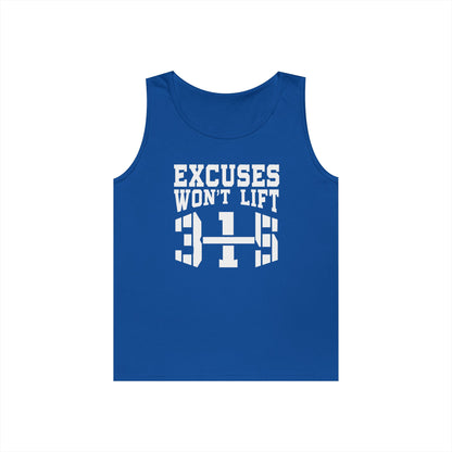 Motivational Unisex Heavy Cotton Tank Top - &