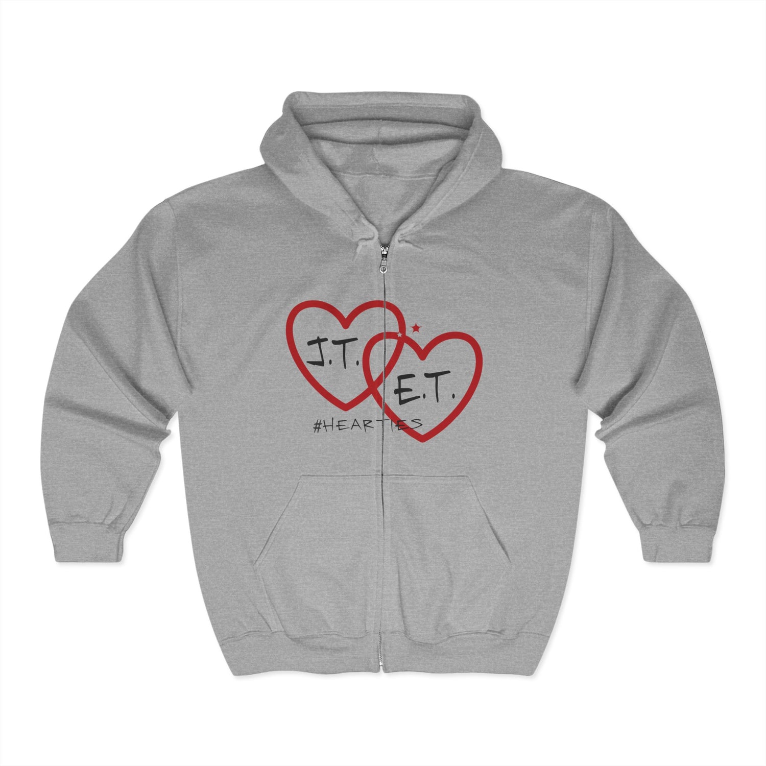 J.T. and E.T. Unisex Zip Hoodie