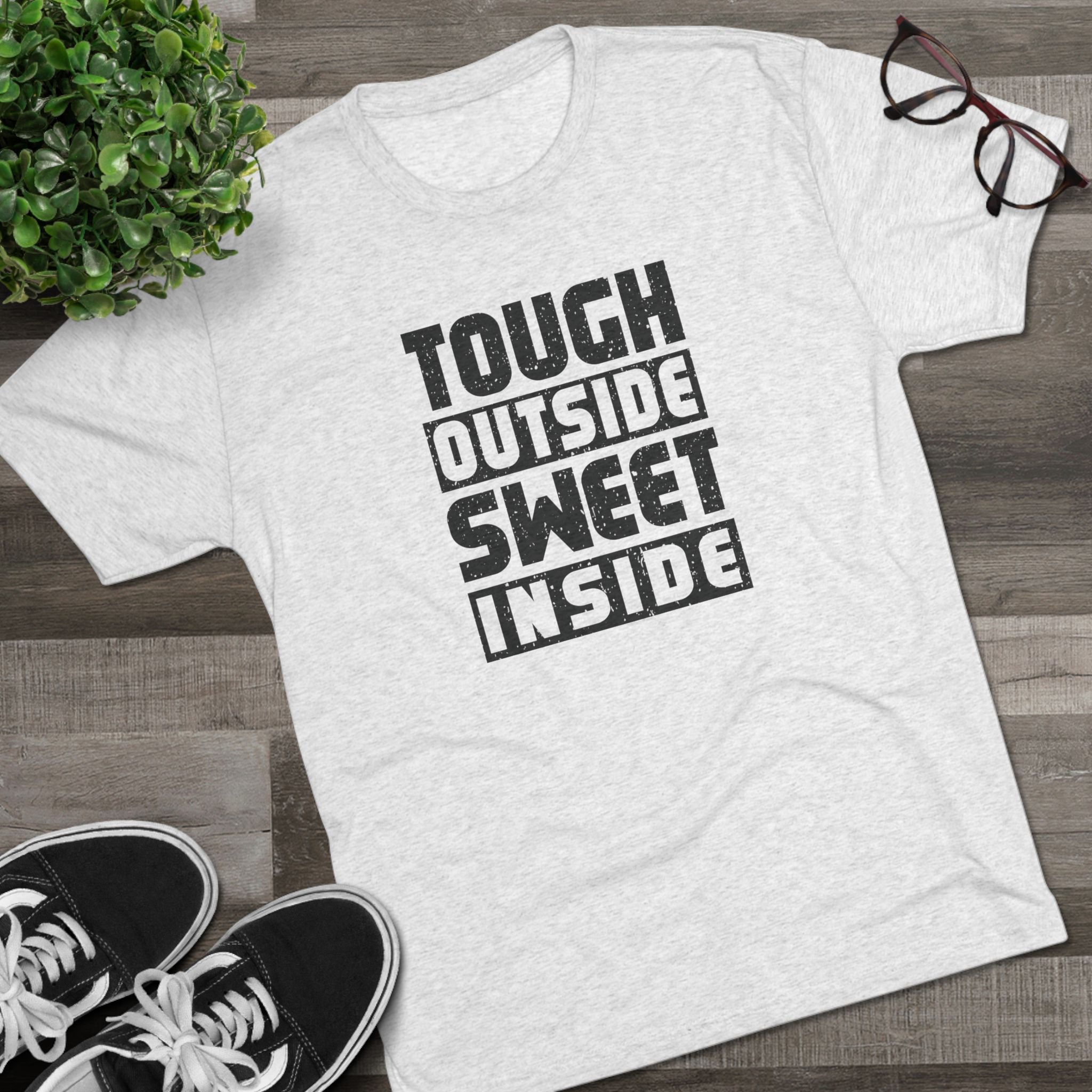 Tough Unisex Tri-Blend Crew Tee