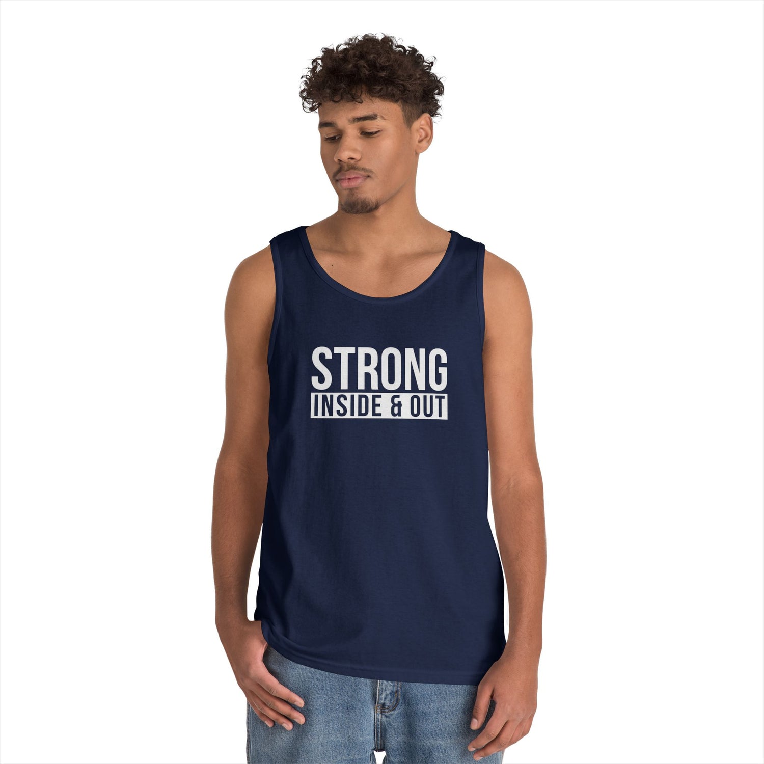 Strong Inside &amp; Out Unisex Heavy Cotton Tank Top