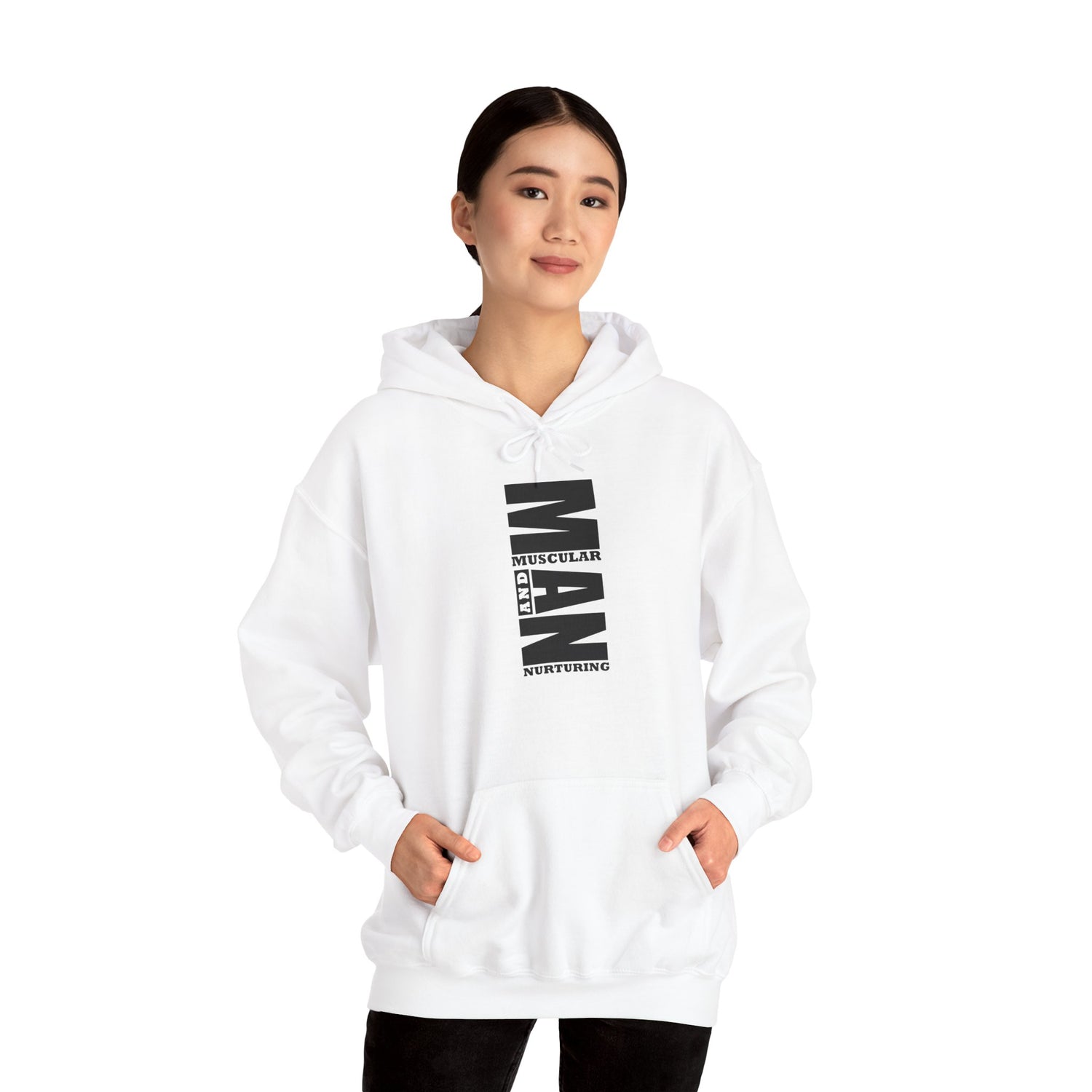Muscular Nurturing Hoodie – Unisex Heavy Blend™ Sweatshirt for Comfort and Style