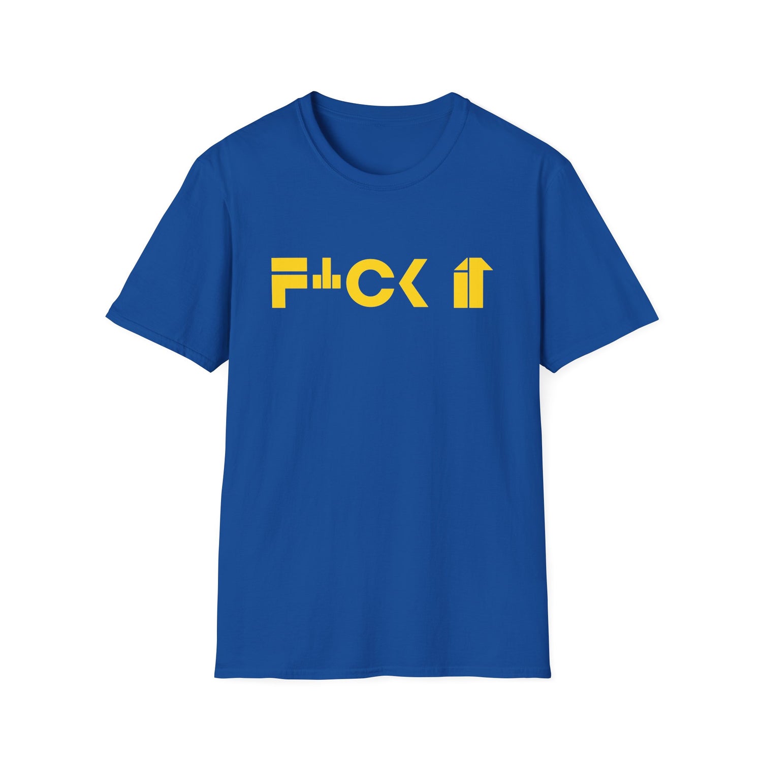 Casual Statement T-Shirt - &quot;F*CK It&quot; Unisex Softstyle Tee