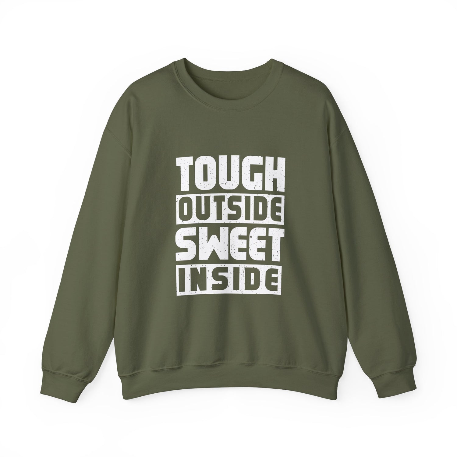 Tough Outside, Sweet Inside Unisex Sweatshirt