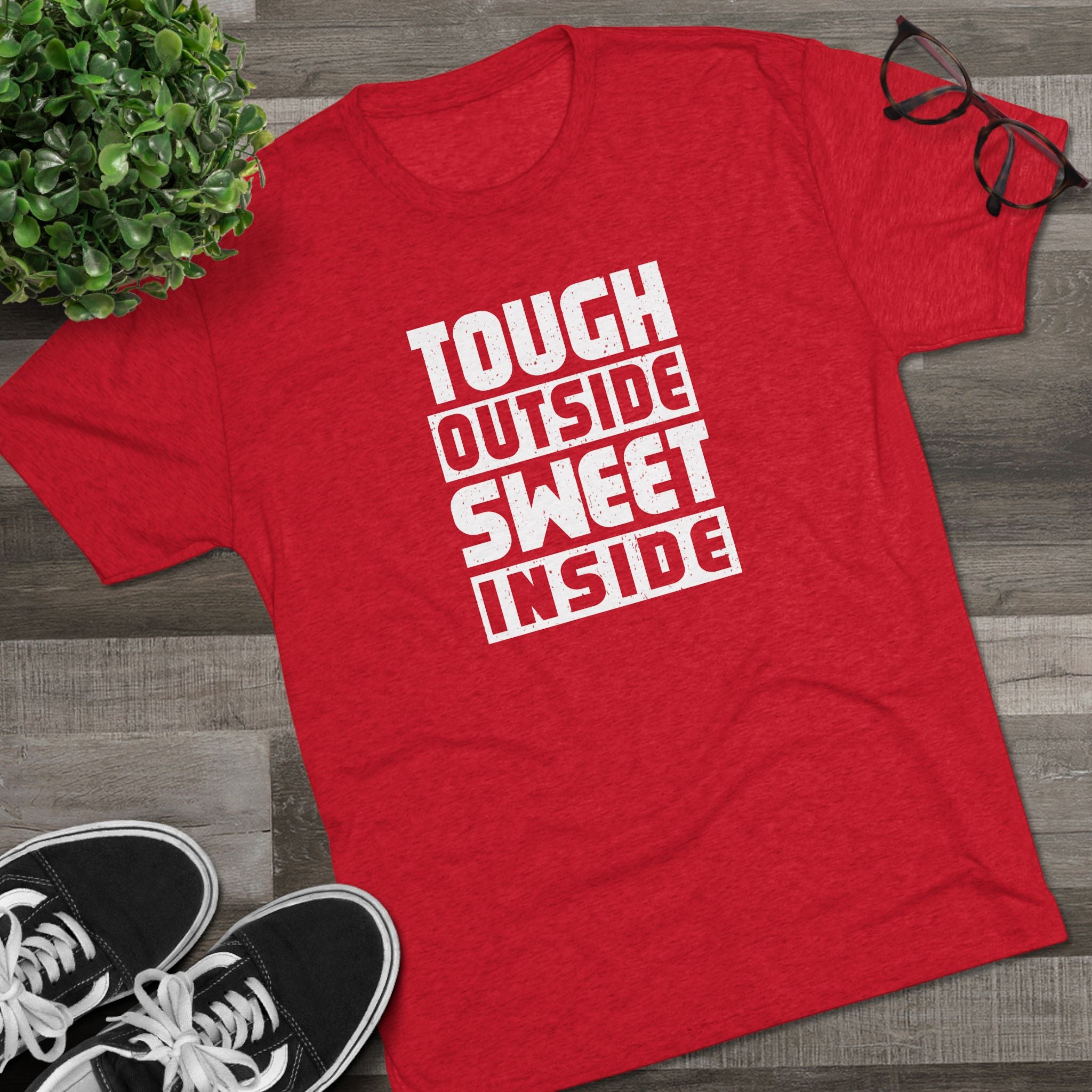 Tough Unisex Tri-Blend Crew Tee