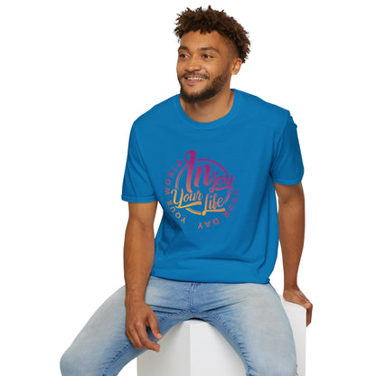 InJoy Your Life, Your Day, Your World - Unisex Softstyle T-Shirt