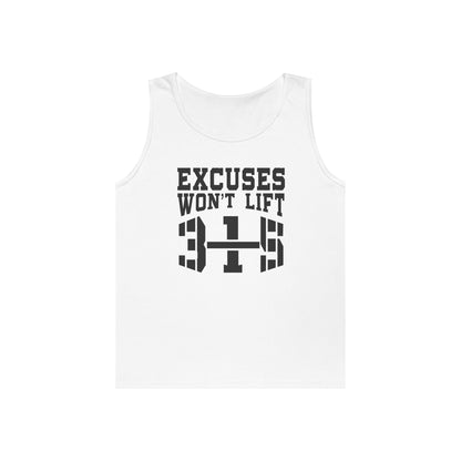 Motivational Unisex Heavy Cotton Tank Top - &