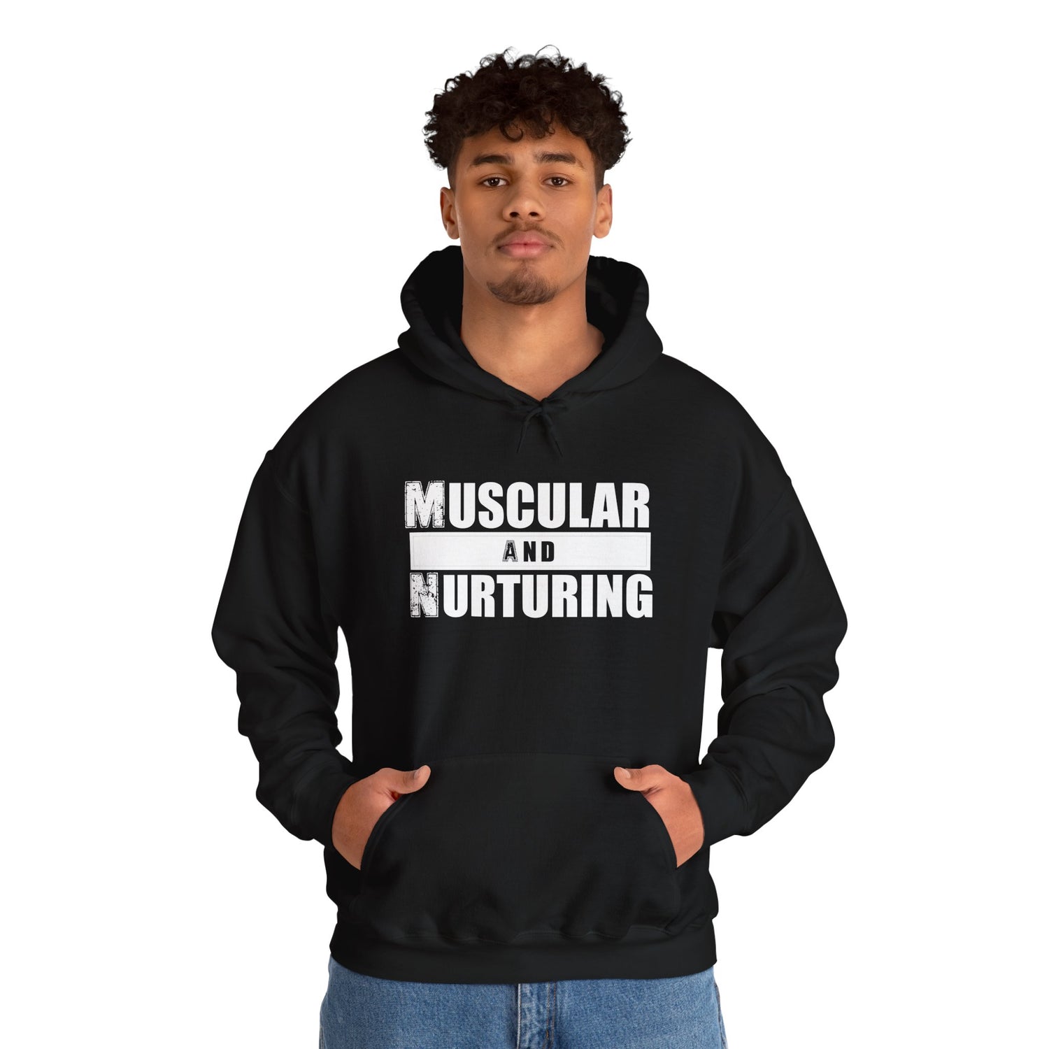 Muscular and Nurturing Unisex Hoodie