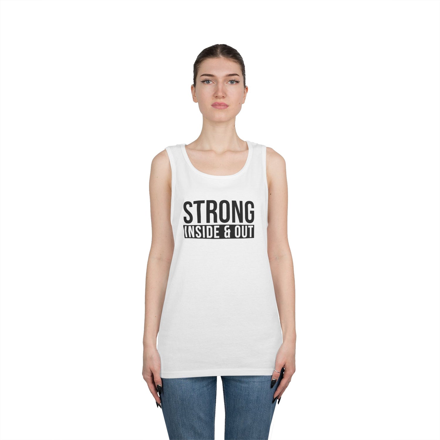 Strong Inside &amp; Out Unisex Heavy Cotton Tank Top