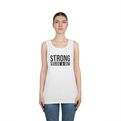 Strong Inside &amp; Out Unisex Heavy Cotton Tank Top