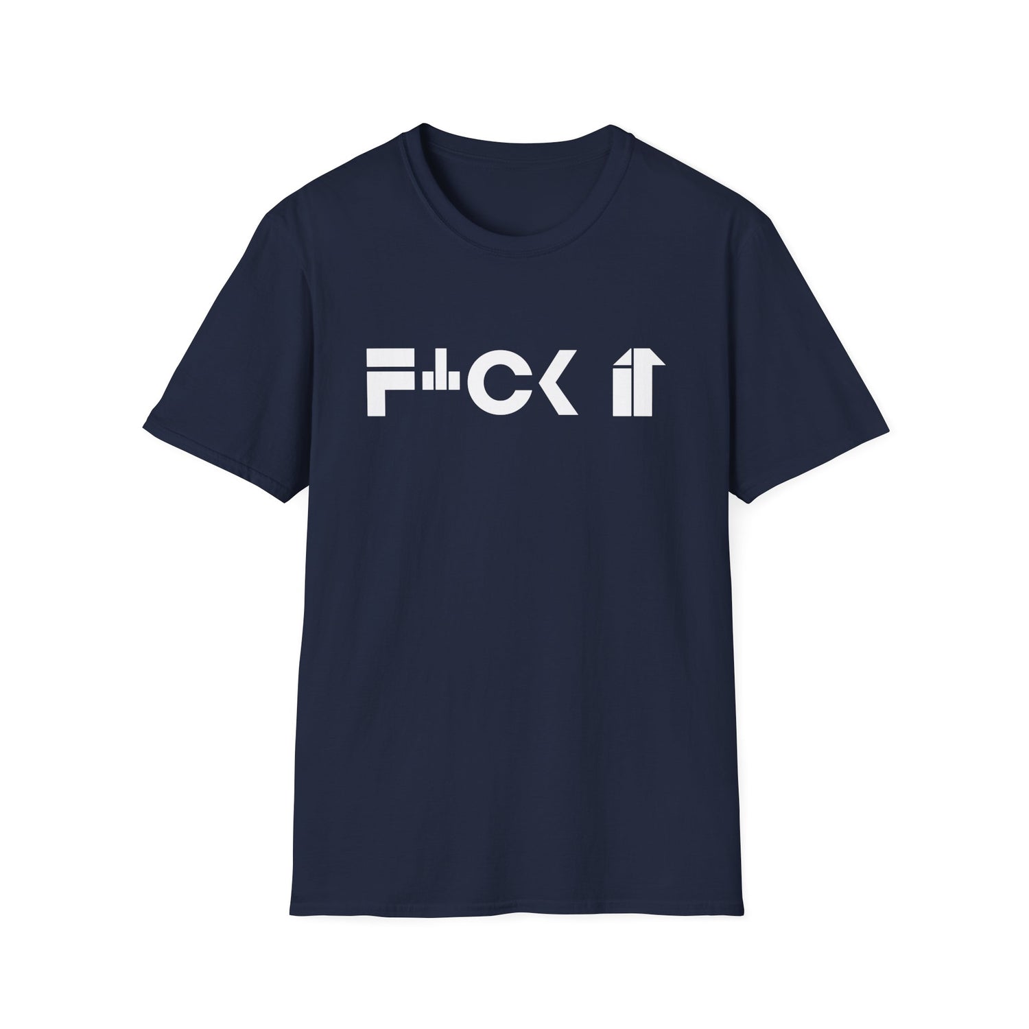 Casual Statement T-Shirt - &quot;F*CK It&quot; Unisex Softstyle Tee