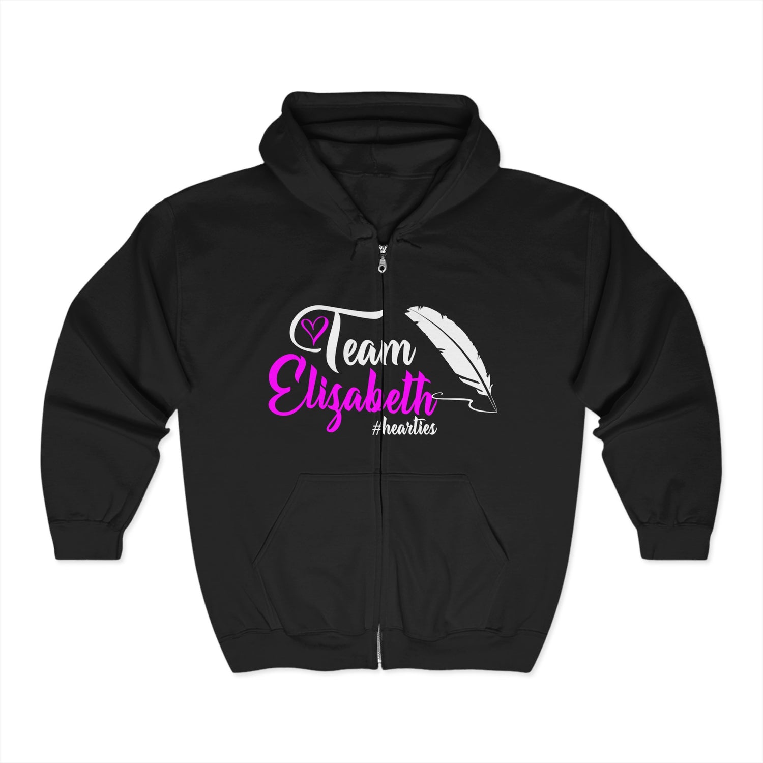 Team Elizabeth Unisex Zip Hoodie