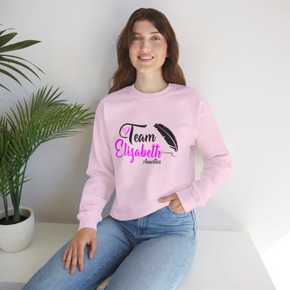 Team Elizabeth Unisex Crewneck Sweatshirt - Perfect for Supporters and Celebrations