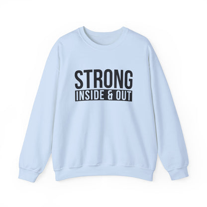 Strong Inside &amp; Out Unisex Heavy Blend Crewneck Sweatshirt