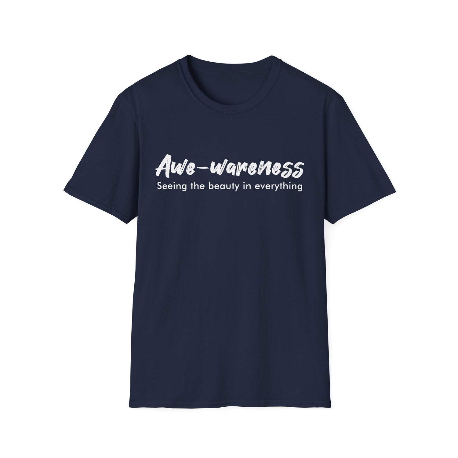 Awe-awareness Unisex Softstyle T-Shirt - Embrace the Beauty in Everything