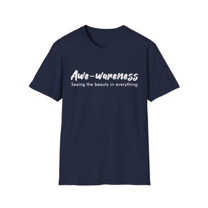 Awe-awareness Unisex Softstyle T-Shirt - Embrace the Beauty in Everything