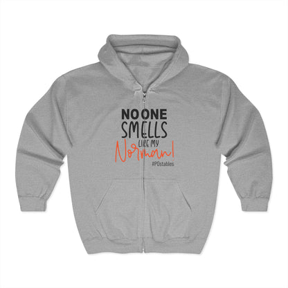 No One Smells Like My Normal Unisex Zip Hoodie