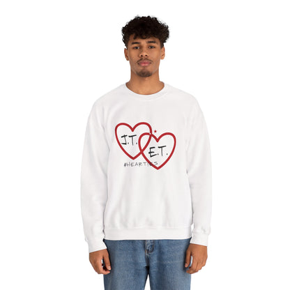 Heartfelt Love Crewneck Sweatshirt - Unisex, Perfect for Valentine&