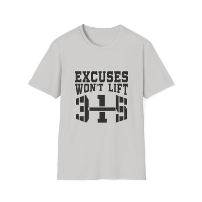Motivational Workout T-Shirt - &quot;Excuses Won&