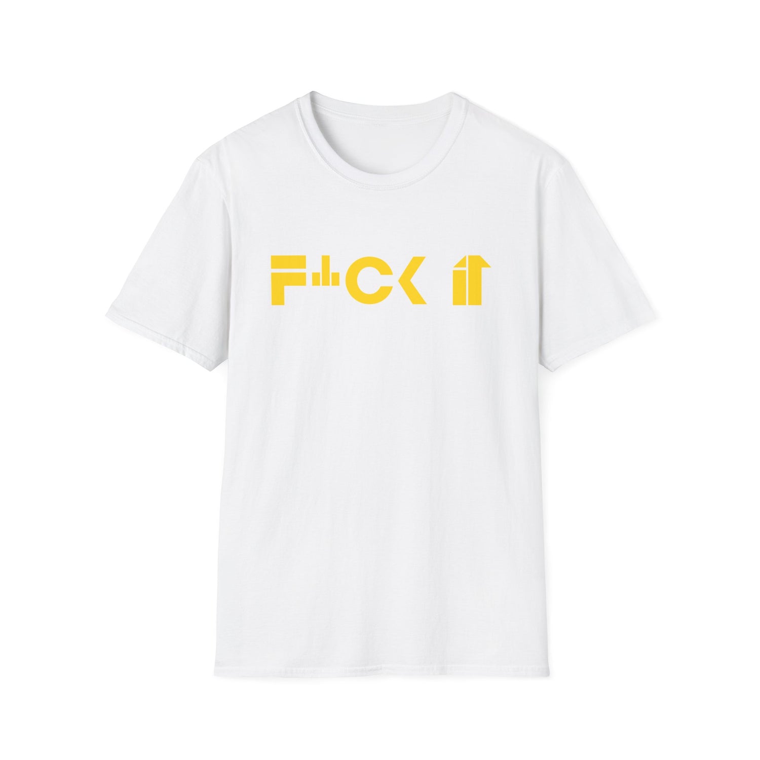 Casual Statement T-Shirt - &quot;F*CK It&quot; Unisex Softstyle Tee