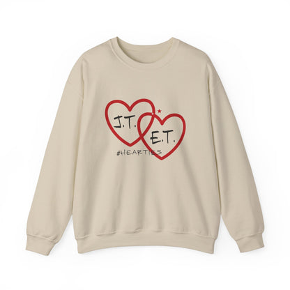 Heartfelt Love Crewneck Sweatshirt - Unisex, Perfect for Valentine&