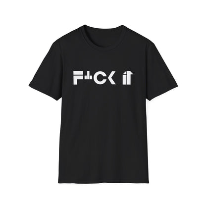 Casual Statement T-Shirt - &quot;F*CK It&quot; Unisex Softstyle Tee