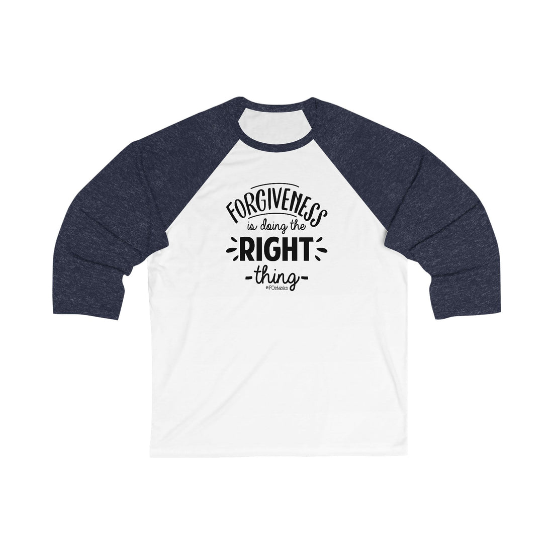Forgiveness is Doing the Right Thing Unisex Baseball Shirt