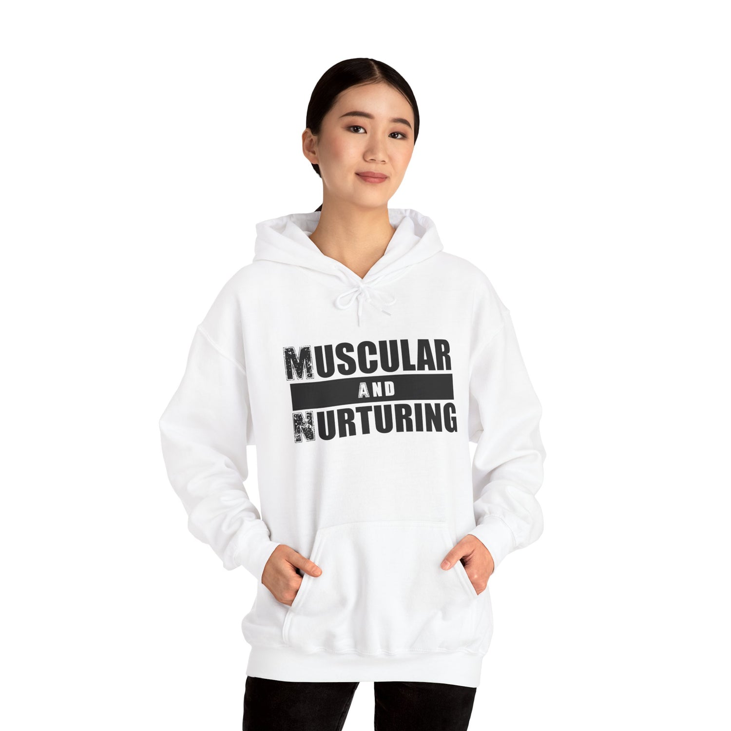 Muscular and Nurturing Unisex Hoodie