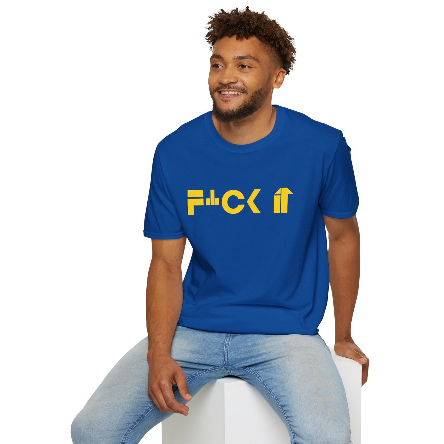Casual Statement T-Shirt - &quot;F*CK It&quot; Unisex Softstyle Tee