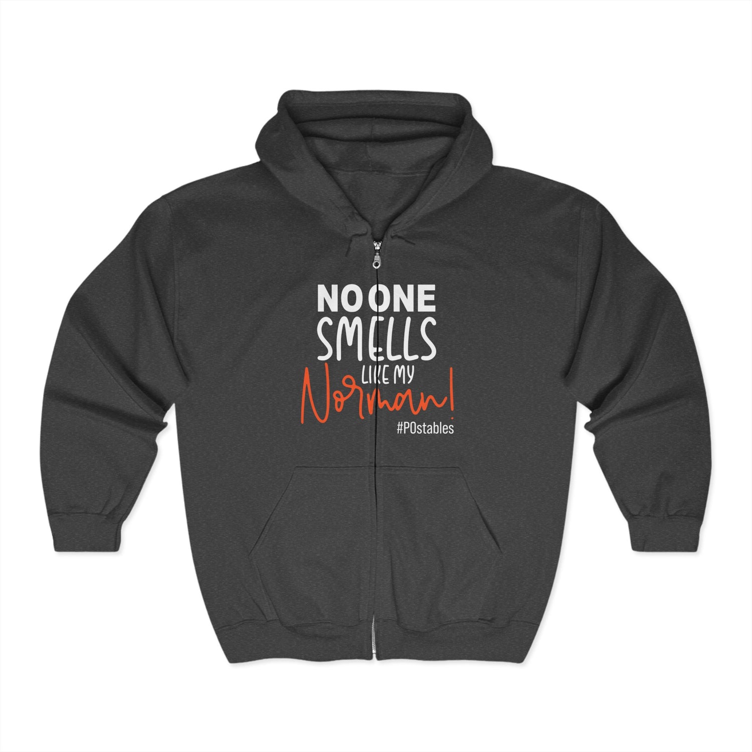 Funny Dog Lover Full Zip Hoodie - &quot;No One Smells Like My Normal&quot;