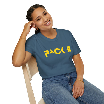 Casual Statement T-Shirt - &quot;F*CK It&quot; Unisex Softstyle Tee