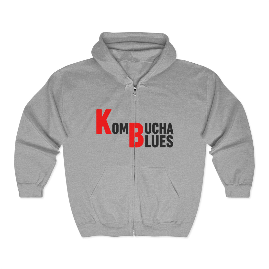 Kombucha Blues Unisex Zip Hoodie