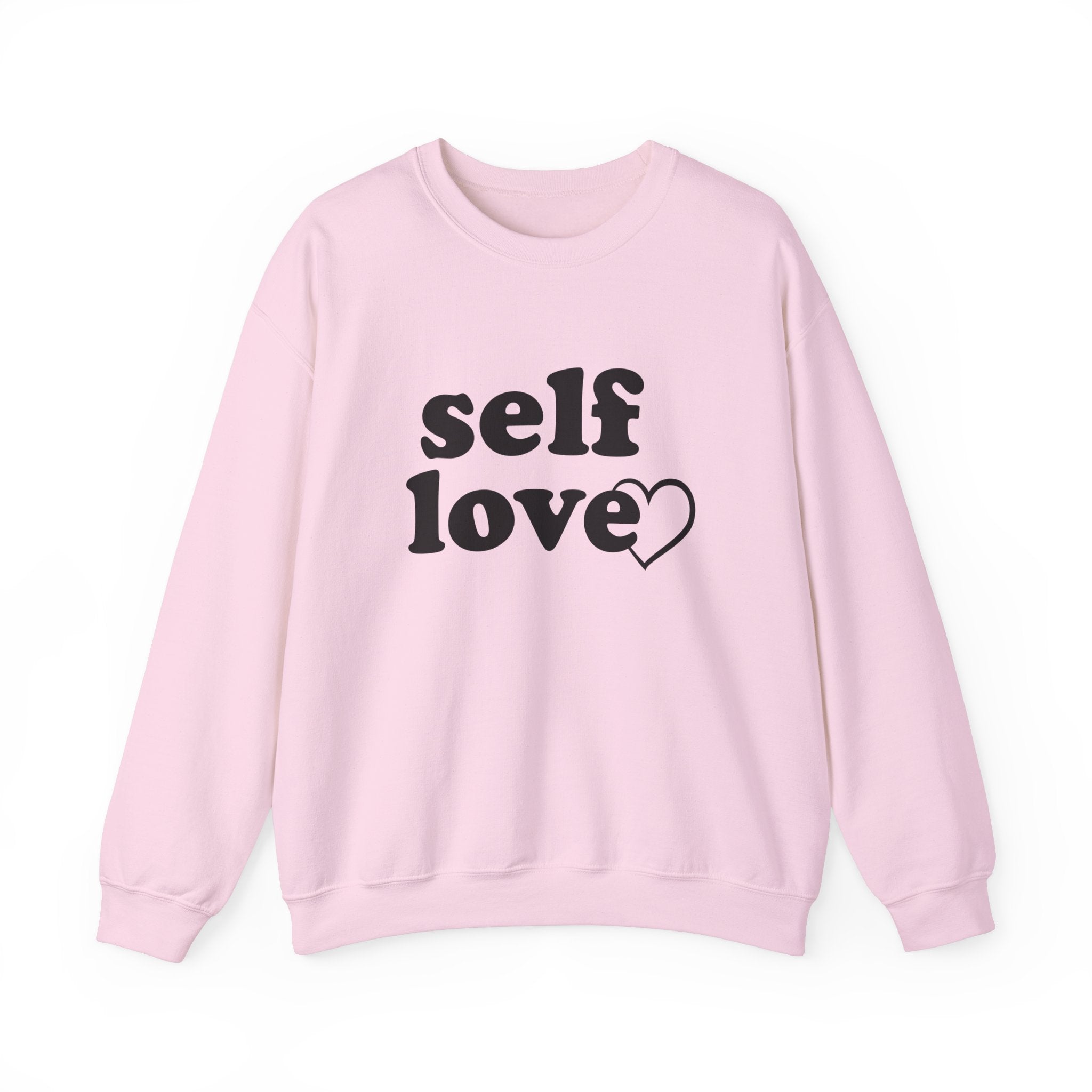 Self Love Unisex Crewneck Sweatshirt - Cozy &amp; Inspirational