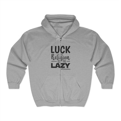 Lazy Luck Unisex Zip Hoodie