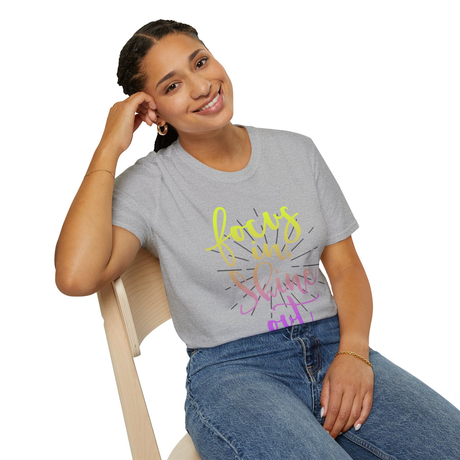 Focus In, Shine Out Unisex Shirt
