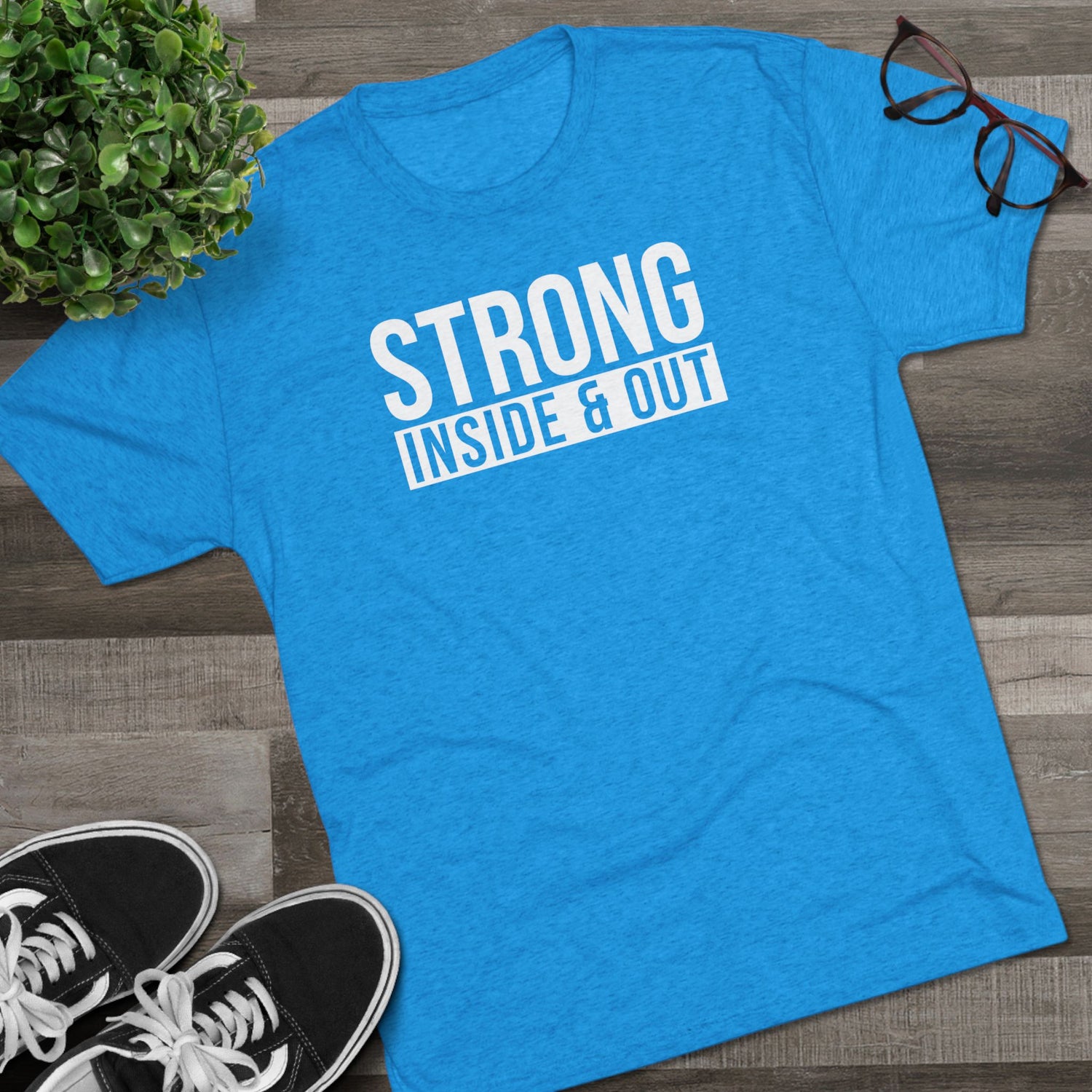 Strong Unisex Tri-Blend Crew Tee